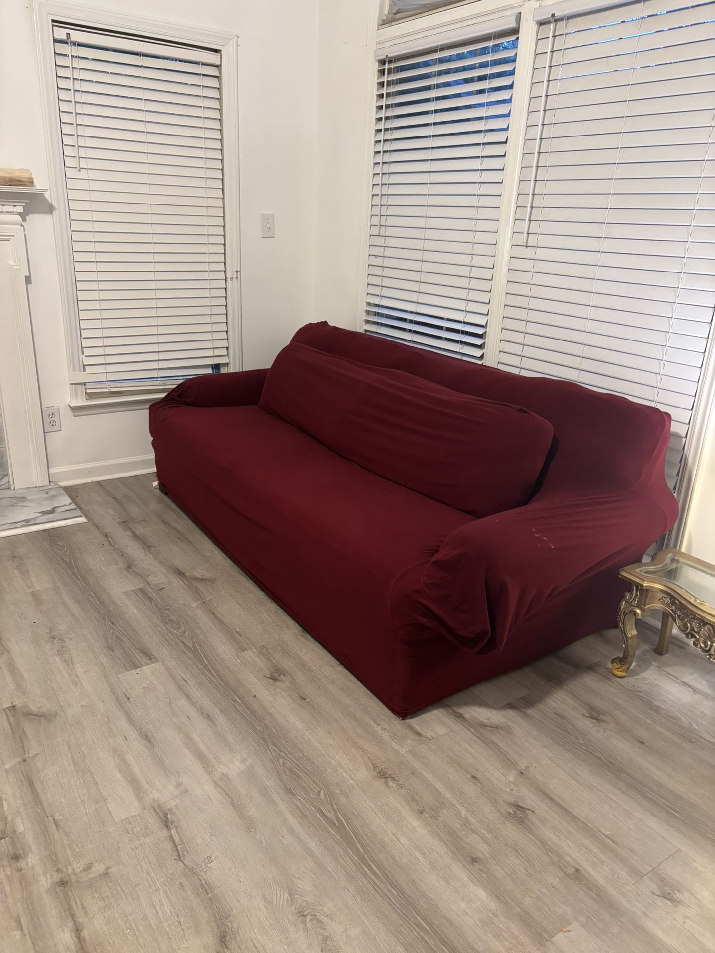 Title: Oversized Sofa– Super Comfy & Seats 4 – $40 OBO
