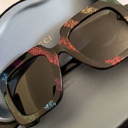 Gucci Multicolor GG0328S Square Oversized Sunglasses