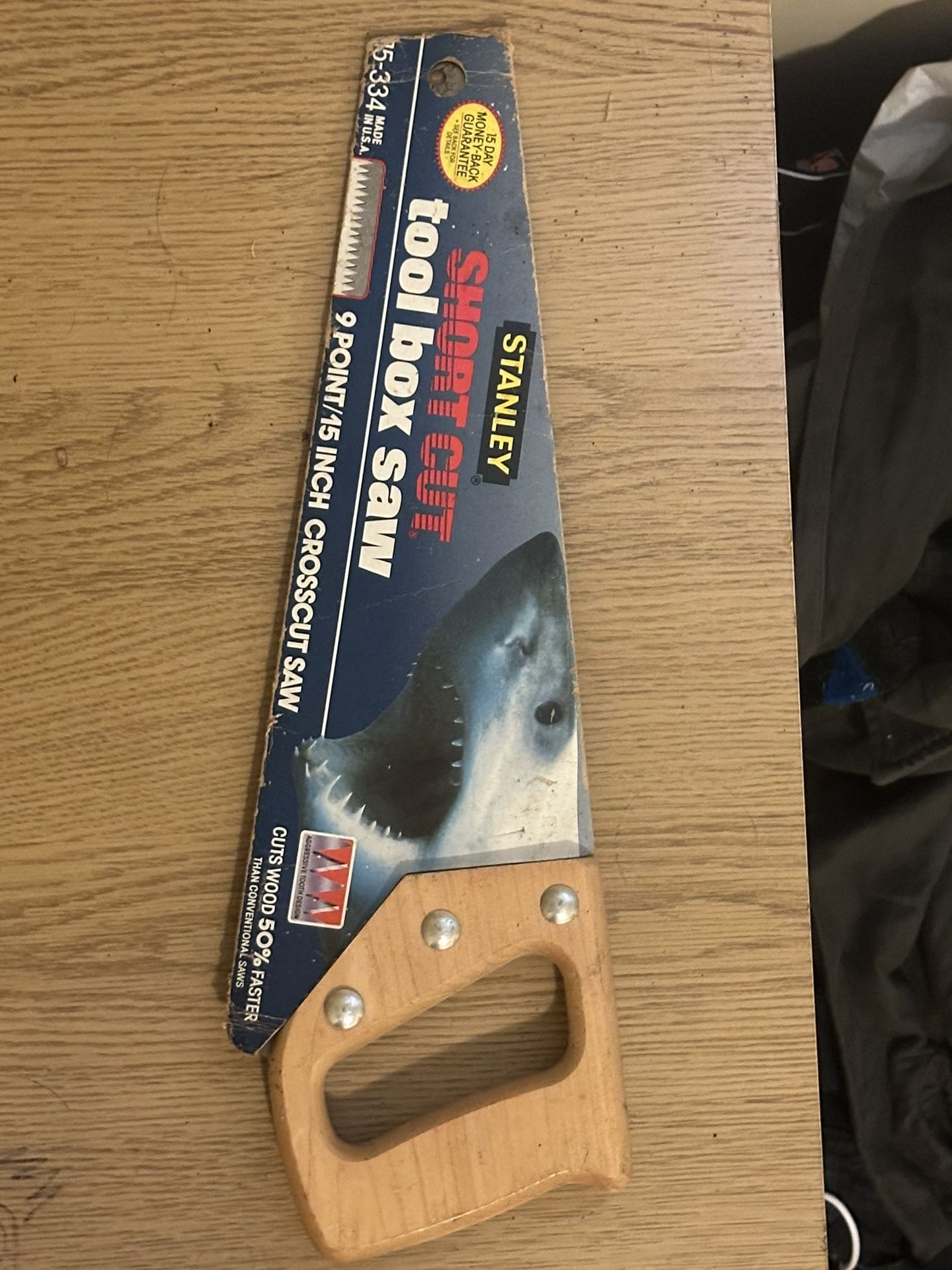 Stanley Handsaw 9 point crosscut wood hand saw