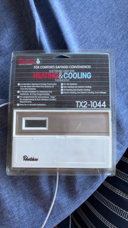 New heating and cooling thermostat