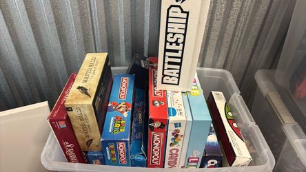 Lot of Board Games – Monopoly, Battleship & More