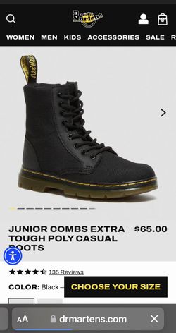 New Dr. Martens Black Boots