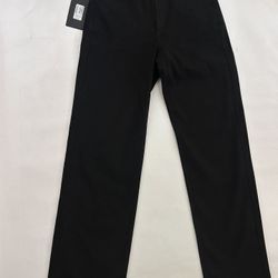 Rag & Bone  Black THE SHANNON RELAXED STRAIGHT jeans size 25
