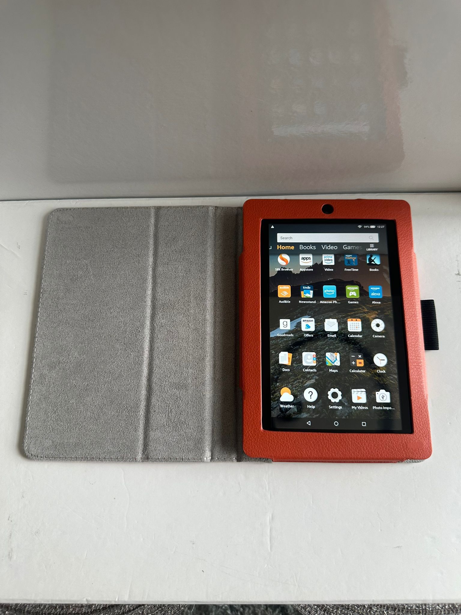 Amazon Fire HD 7 9th Gen 7” Tablet  and Case - $34