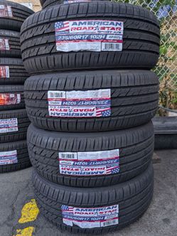 235/60R17 Oferta vendo las cuatro nuevas marca American .con 50,000 mías de garantía ‼️🤩