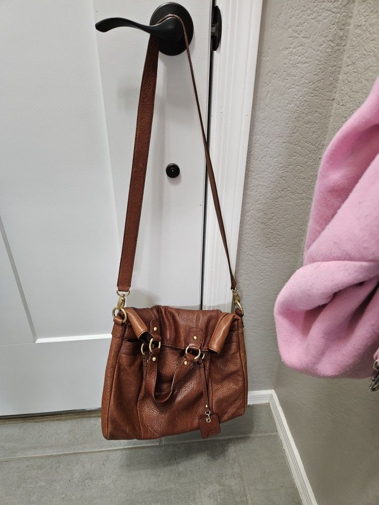 Lv Hand Bag Crossover Bag Purse Brown With Shoulder Strap for Sale in  Phoenix, AZ - OfferUp