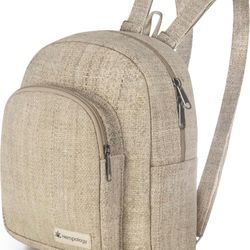 Brand new Beige  backpack, toiletry bag and dust storage bag