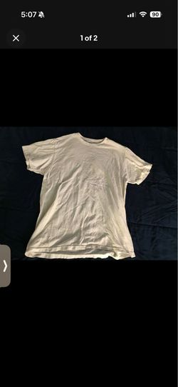 Fruit of the Loom White T-Shirt Men's (Medium)
