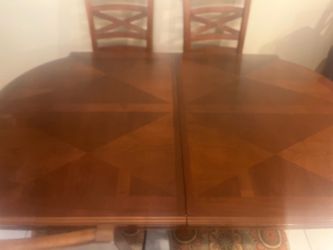 Dining room table and chairs