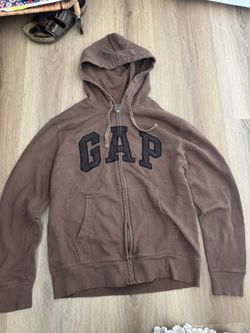 Brown Gap zip up