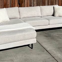 Sectional Couch Living Spaces - Light Grey