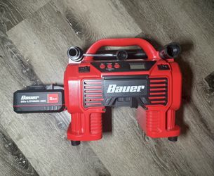 Bauer 20v Tire Inflator/5.0 Battery 