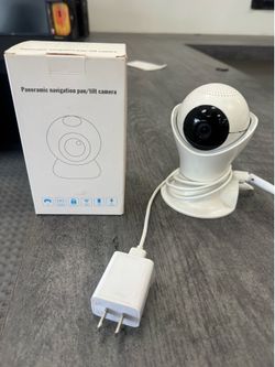WiFi Pan/Tilt Indoor Security Camera – HD Smart Home Camera with Night