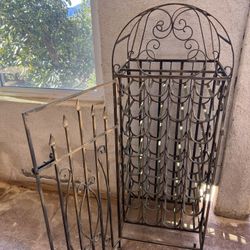Iron Wine Rack 