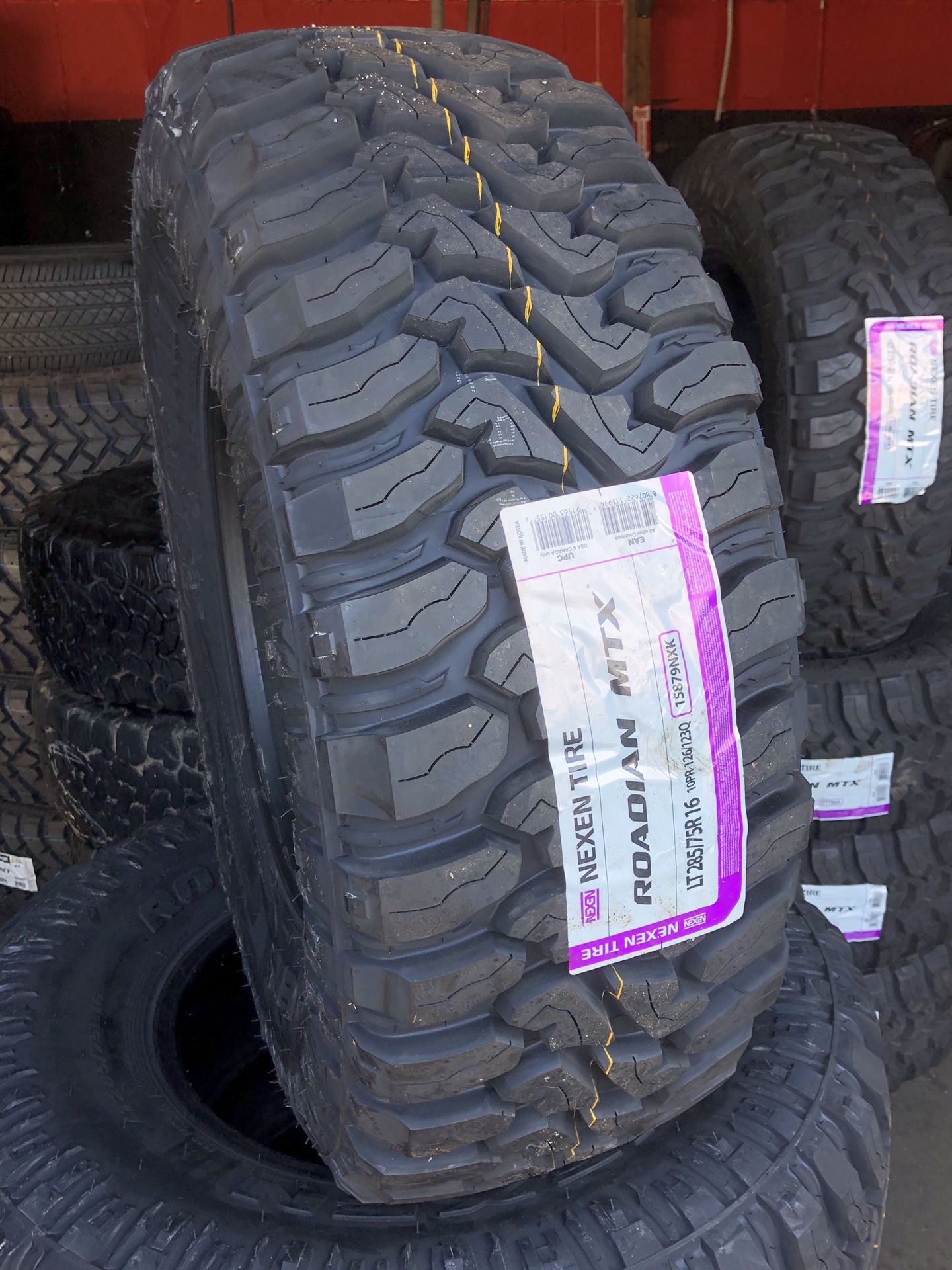 285/75/16 Nexen MXT tires (4 for $660)