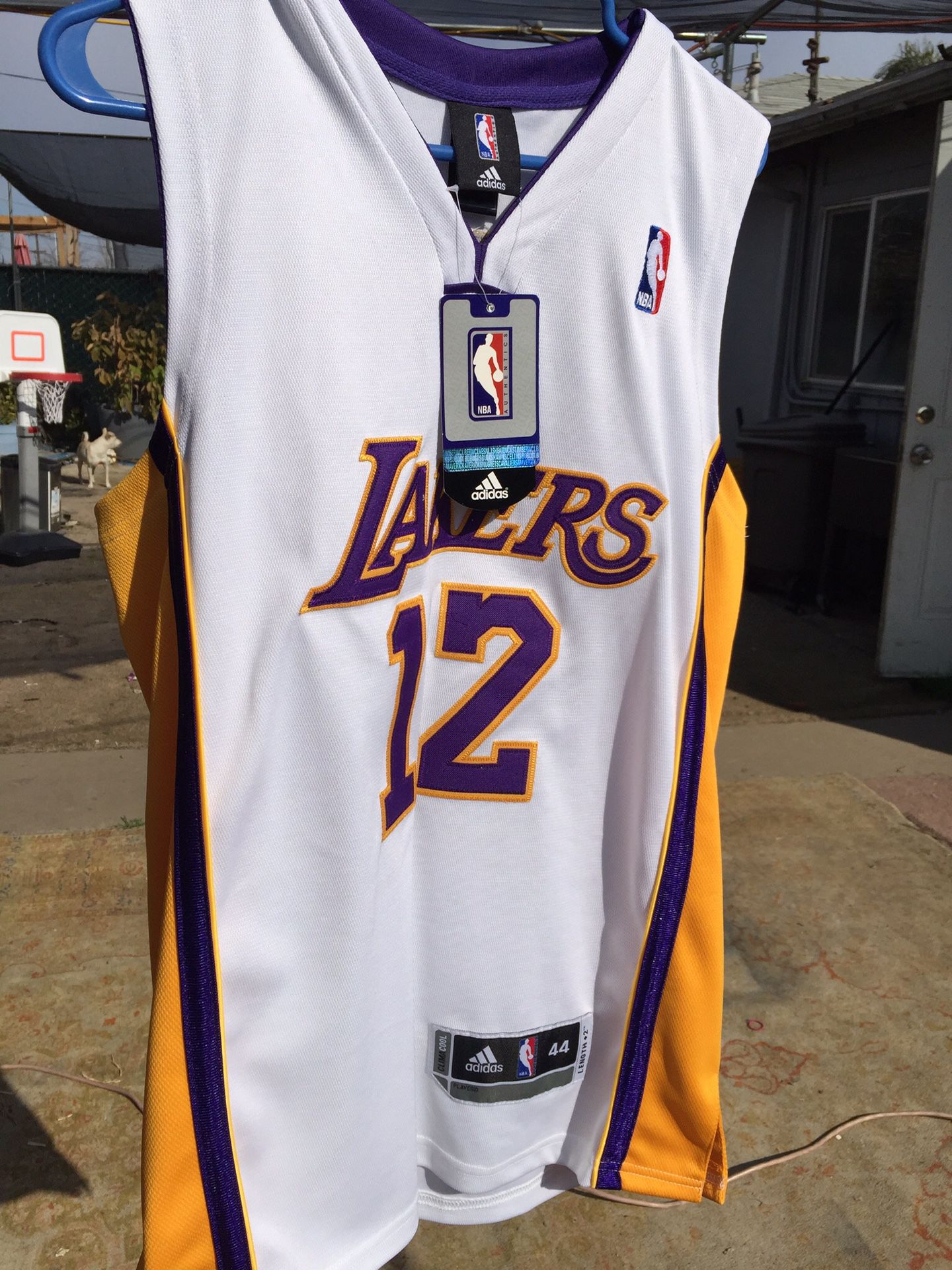 Shannon Brown Jersey Los Angeles Lakers Stitched Adidas Men’s Size 44 It has never been used
