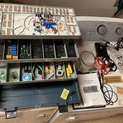 Electronic Case Resistors Diode Capacitor 