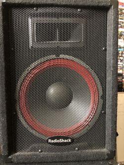 Peavey and RadioShack speakers