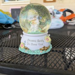 precious moments snow globe 