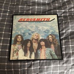 Aerosmith framed classic records