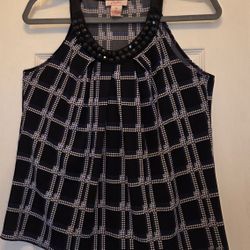 Womens Candie's Brand Halter Top With Beading Detail At Neckline - Size Medium