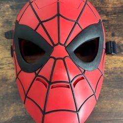 Disney Spider Man Child Hard Plastic Mask with Light Up Blue Eyes Dress Up just $5 