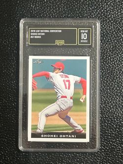 2018 Leaf National Convention Shohei Ohtani Rookie #37 GMA 10