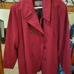 Women's Pea Coat, XL
