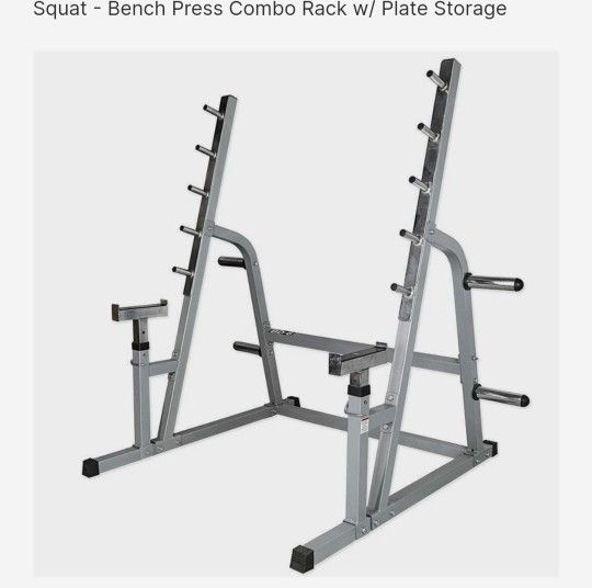 Squat/Bench Combo Rack With Bench