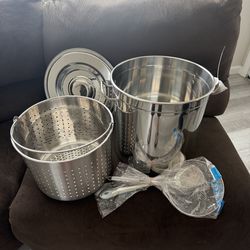 Large Seafood Boil Pot Set $45 OBO