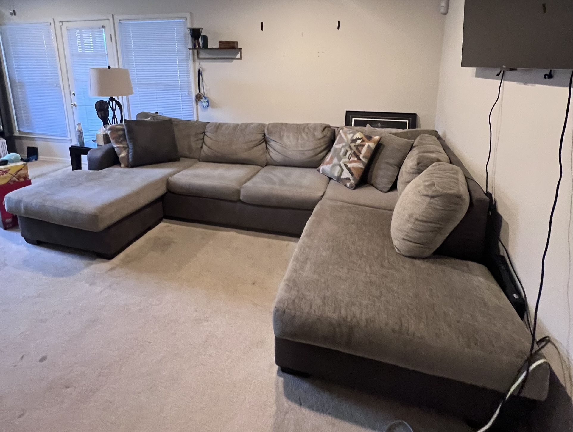 Sofa Sectional and ottoman For Sale $550