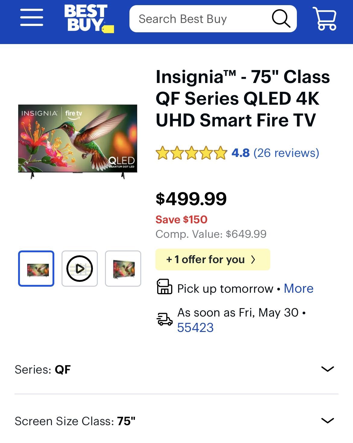 Insignia Tv