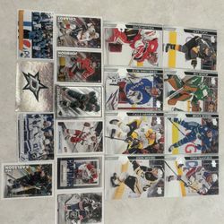 UPPERDECK NHL TRADING CARD LOT & NHL TRADING CARD LOT STICKERS 