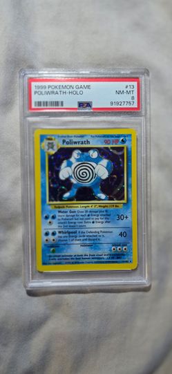 π§ PSA 8 Poliwrath Holo (Base Set) π§