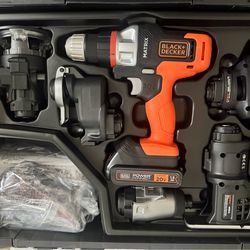 New: Black & Decker 20V MAX Matrix multi tool set