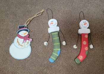 Snowman Ornaments Lot