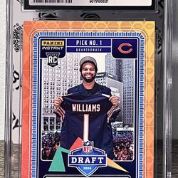 2025 Caleb Williams RC Panini Instant Football Draft Night CGC 9  /1000