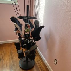 Shoe Tree Rack Holds 9 Pairs Of Shoes