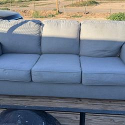 Gray Couch Sofa 3-Seater in Great Conditions. Cash Only. 83” Long X 38 Wide  Must pickup Casa Grande by HomeGoods Khols Ross Shopping Plaza