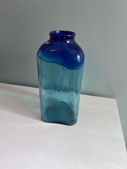 Blue Teal Vase