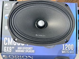 Orion 6x9" High Efficiency Midrange Car Speakers