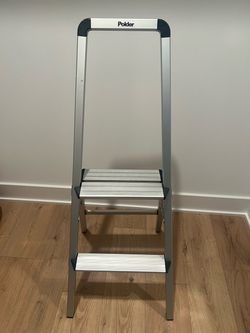 Aluminum 2-step ladder