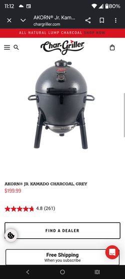 Char griller kamado acorn jr with cover