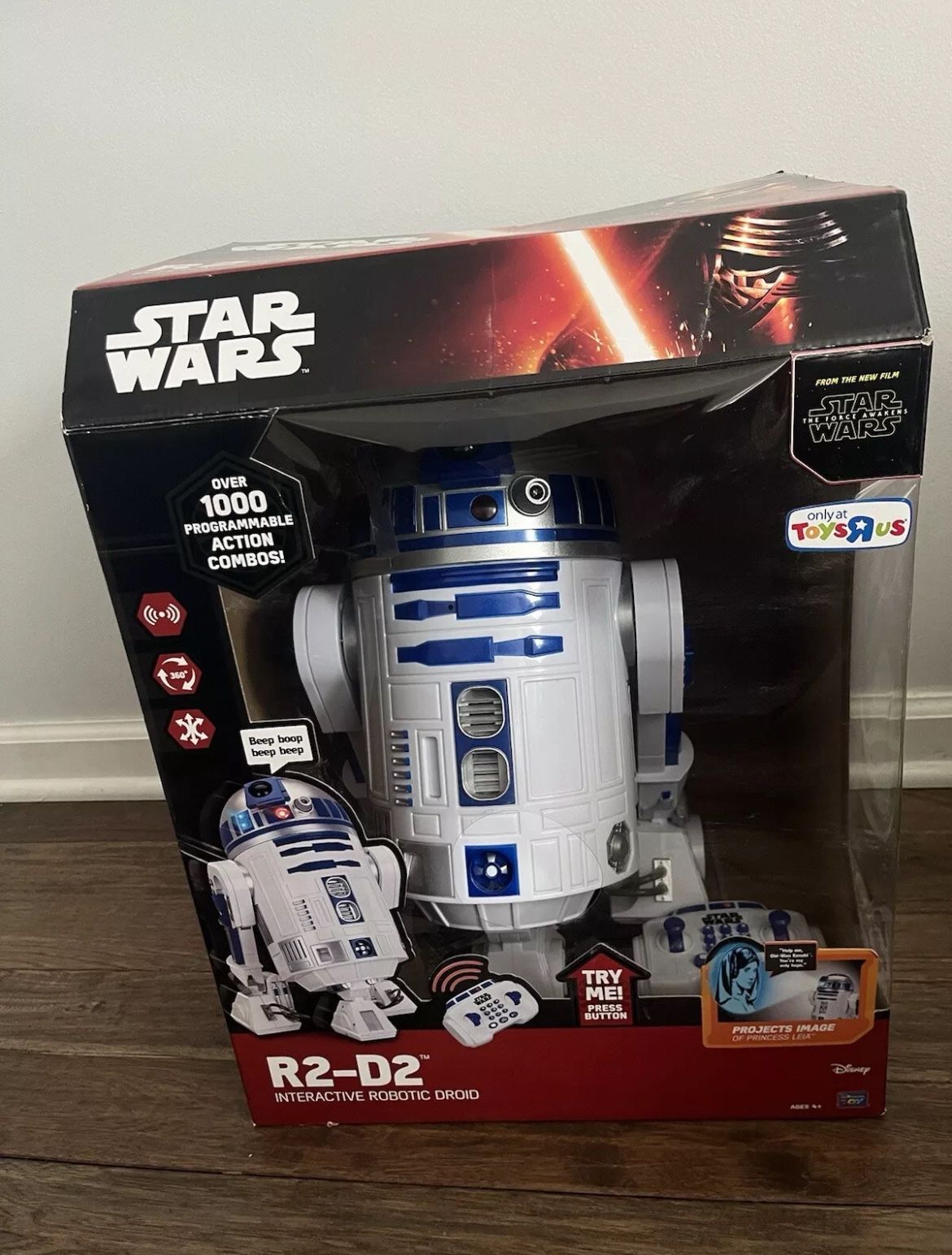 Thinkway Toys Star Wars R2D2 Interactive Robotic Droid Toys R Us Exclusive