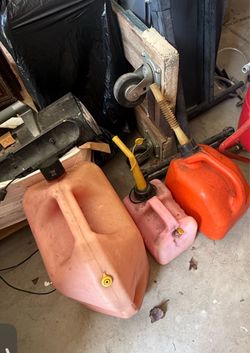 three gas containers