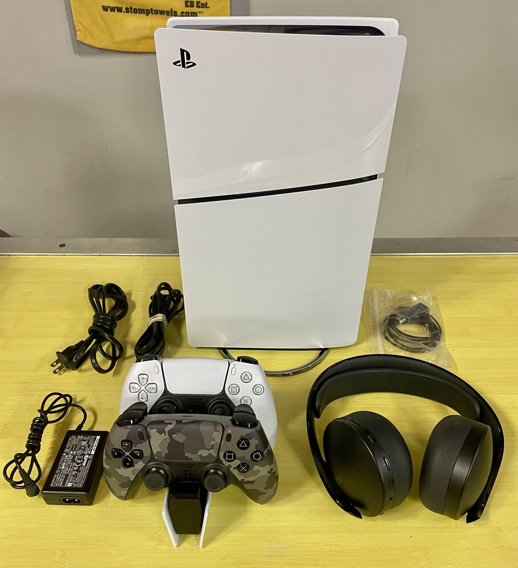 PS5 Slim w/ 2 Controllers & Headset - Price Is Firm