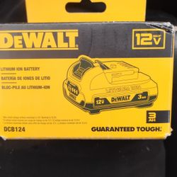 DeWalt 12 volt 3AH
