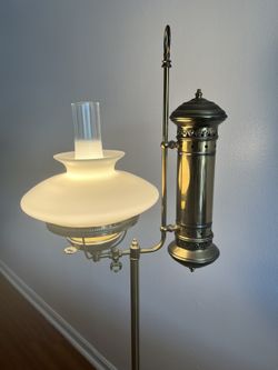 Vintage Brass Student Lamp