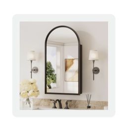 StorageKeonjinn Arched Medicine Cabinet