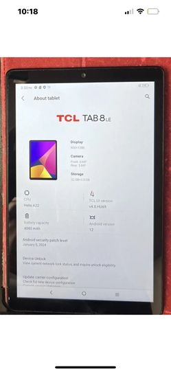 TCL Tab Le 8 
